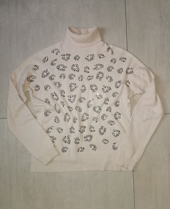 Karen Millen xs /s cieply lekki golf kaszmir angora wool