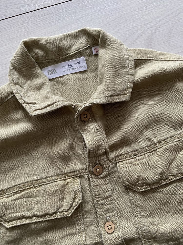 Koszula khaki Zara 98