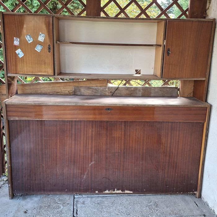 Półkotapczan, tapczan PRL, półkotapczan PRL