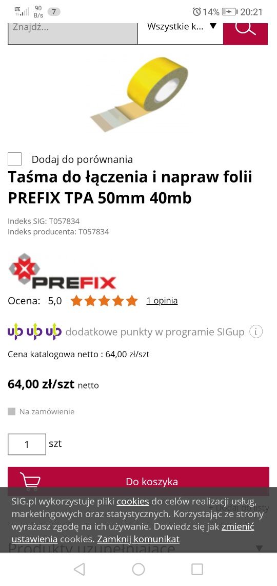 Taśma TPA do łączenia i napraw folii