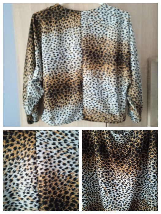 Bluzka w panterkę na rozmiar M - L . Oversize