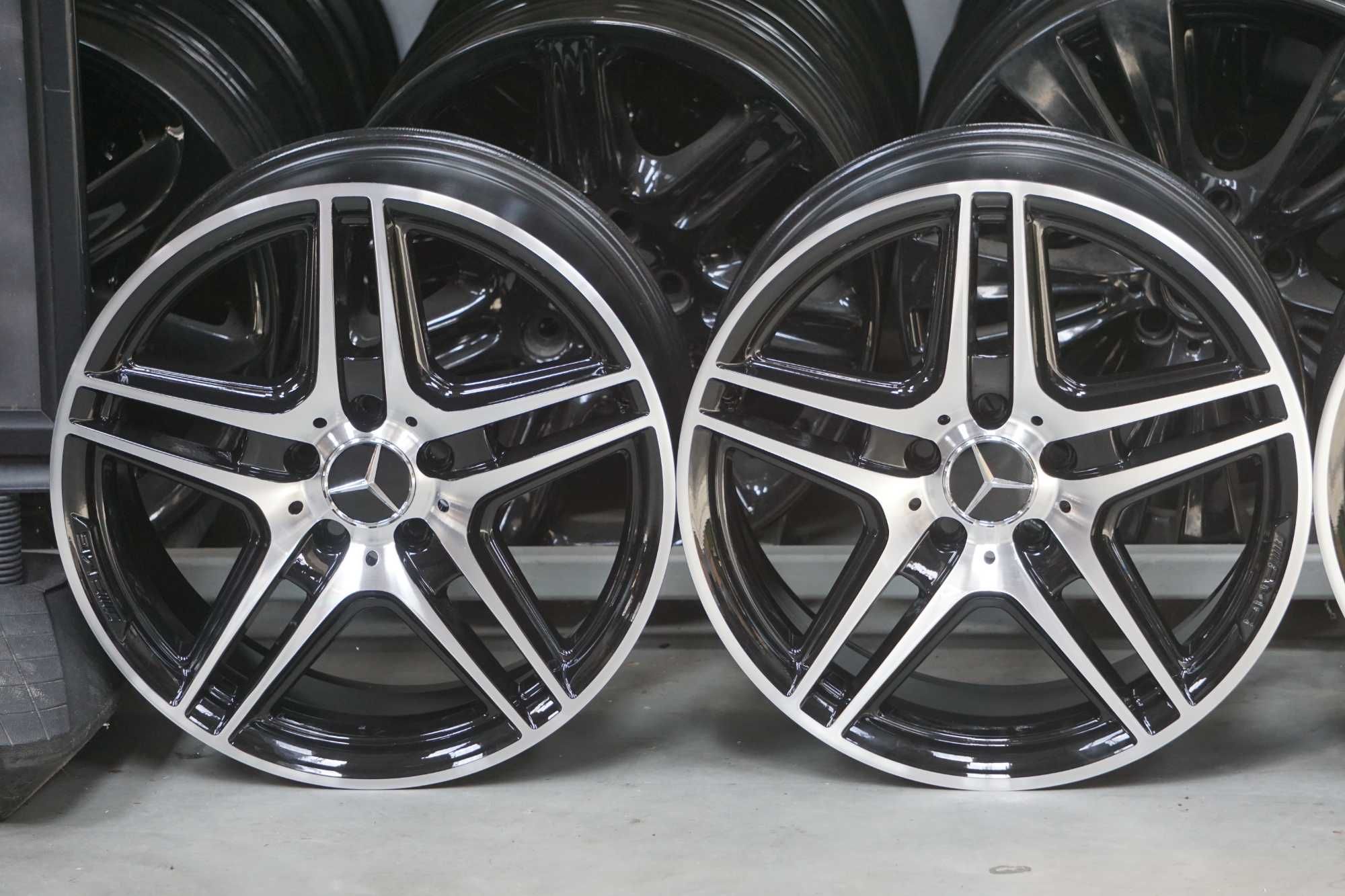 Alufelgi Mercedes AMG W204 5x112 8Jx18 et50 9Jx18 et54 czarne, cnc