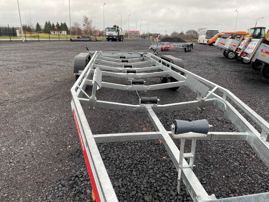 Przyczepa podłodziowa TEMARED do 8.16m 3000KG MOCNA jacht łódź DOSTAWA