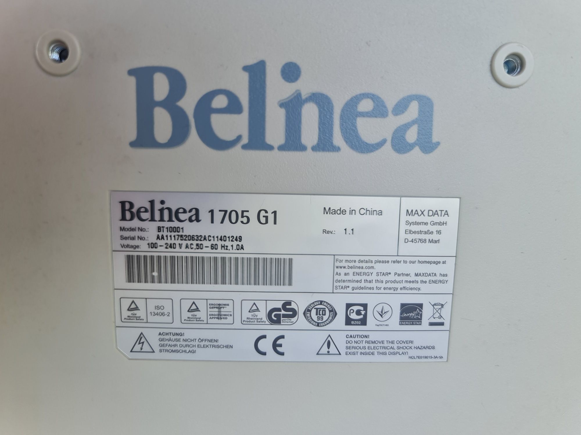 Monitor Belinea 4:3 19"