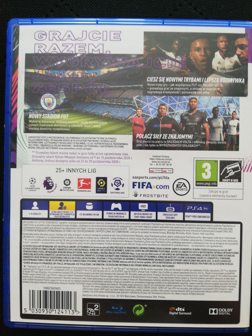 Gra na PlayStation 4 " FIFA 21"