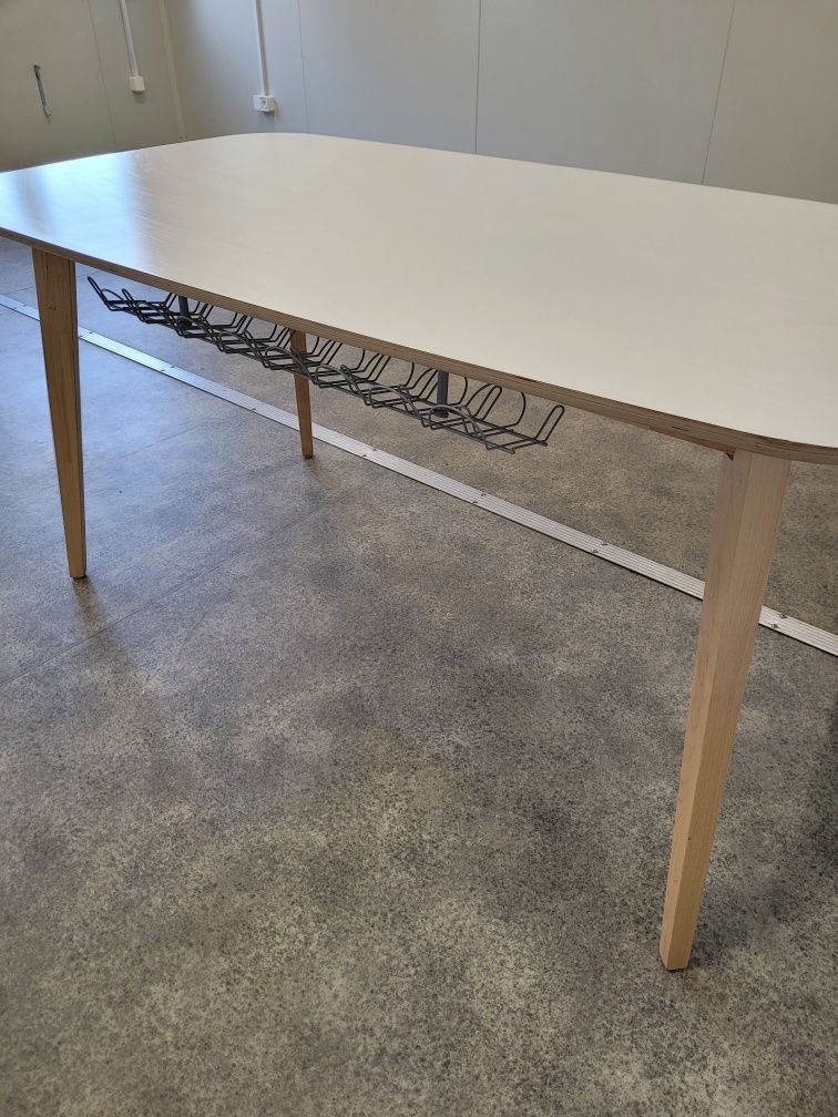 Stół IKEA biały/drewno