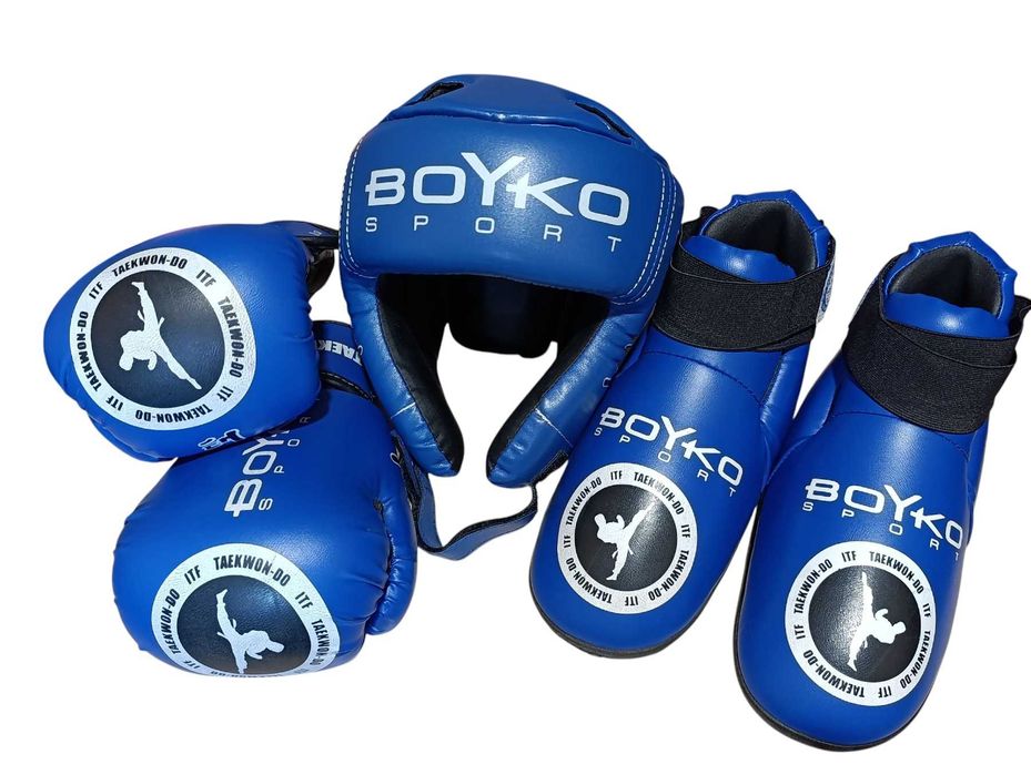 Продам екіпіровку для тхеквондо ITF Boyko Sport. Фути.Шолом.Перчатки