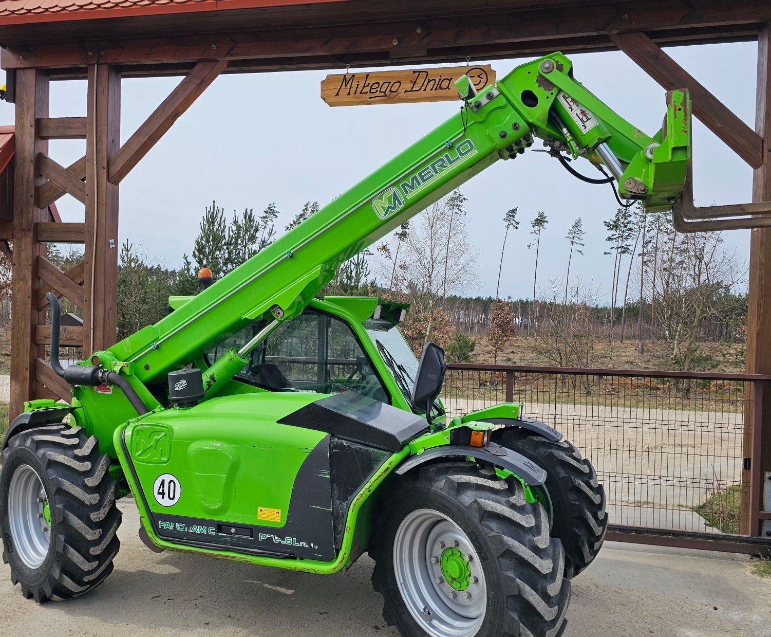 Ładowarka teleskopowa MERLO 32.6 klima NOWE opny 10r 6mth (JCB Manitou