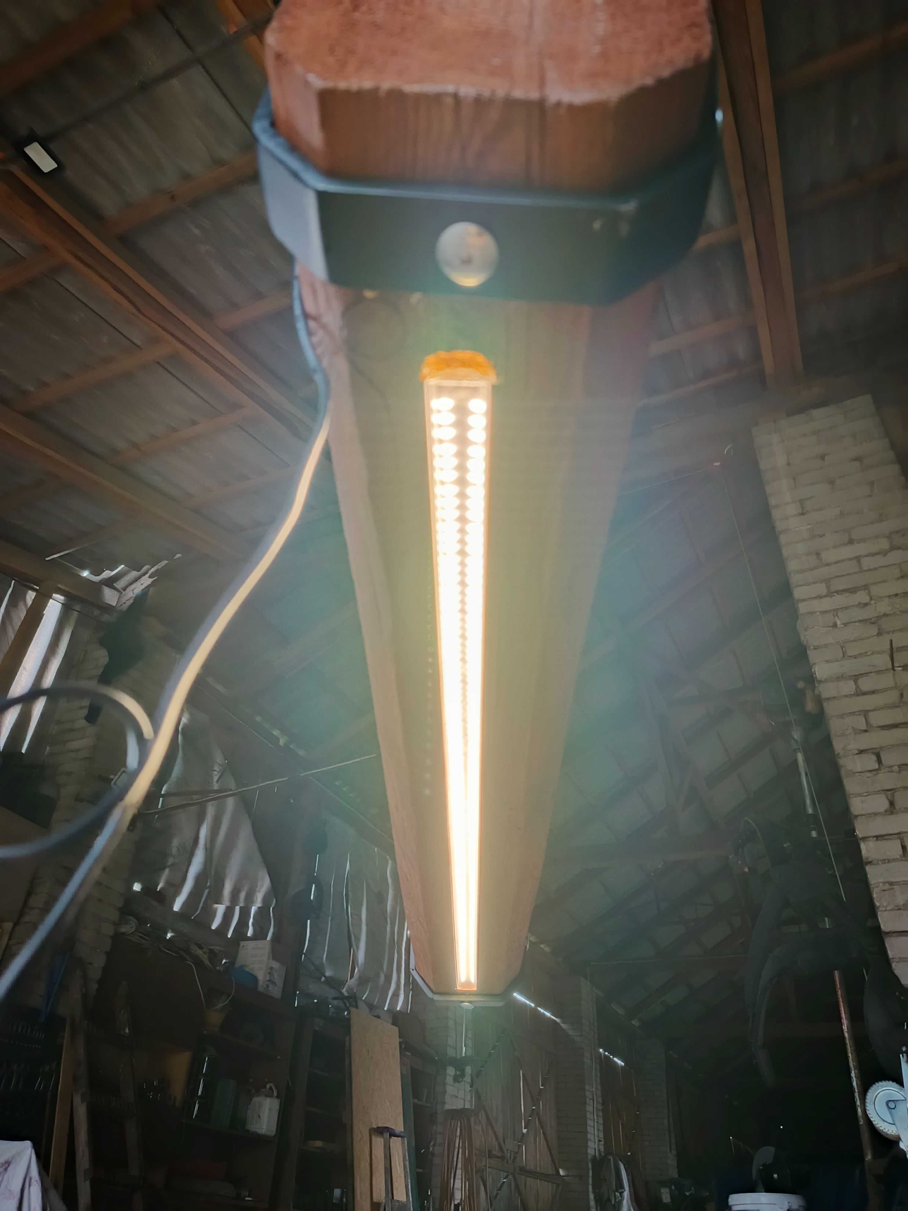 Lampa led belek stare drewno