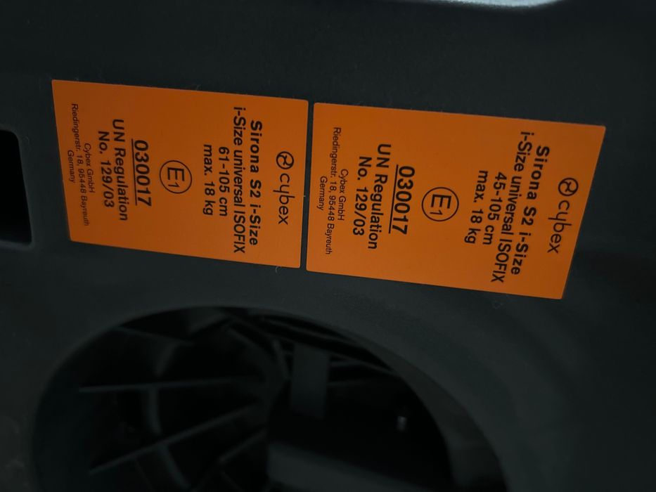 Cadeira cybex Sirona