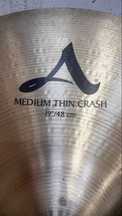 Prato Zildjian A medium Thin Crash 19