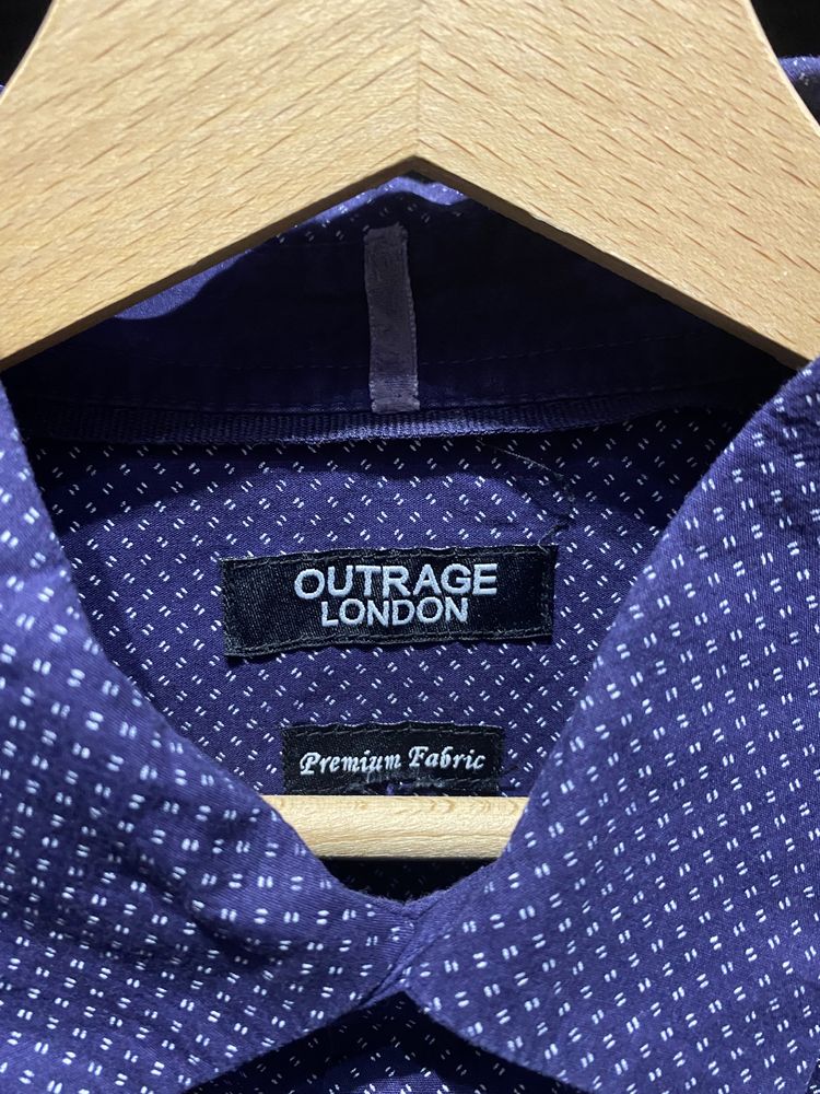 Koszula, ciemny fiolet rozm L. Outrage London