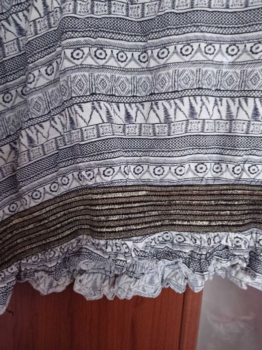 Bluzka rękaw 3/4 we wzorki