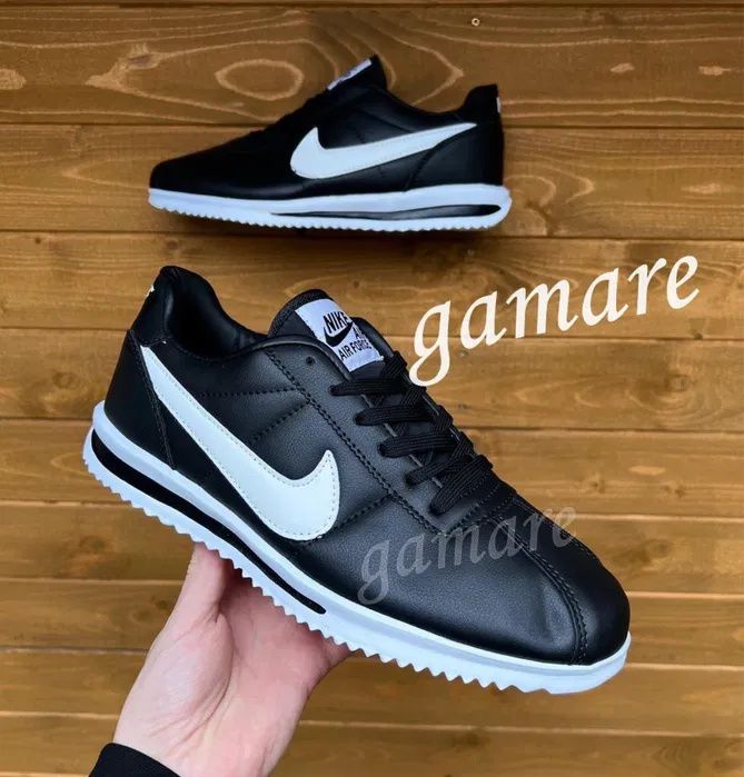 Nike Cortez. Rozmiar 38. Czarne - Białe. KUP TERAZ