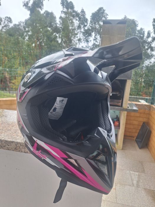 Capacete motocross tamanho S