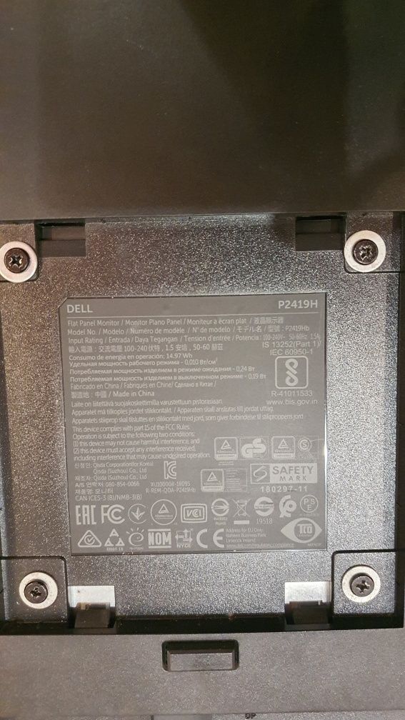 Монітор dell p2419h