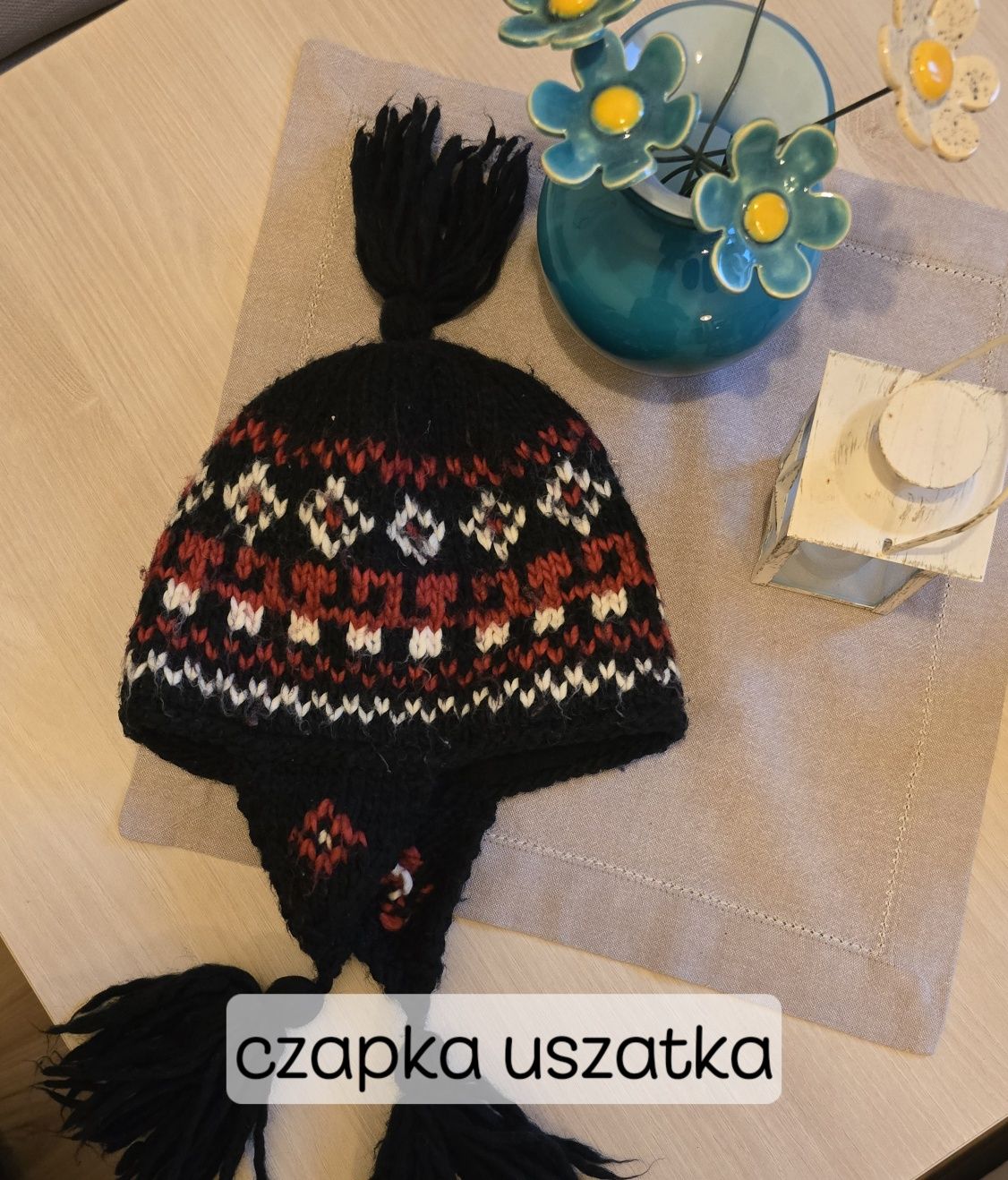 zimowa czapka uszatka