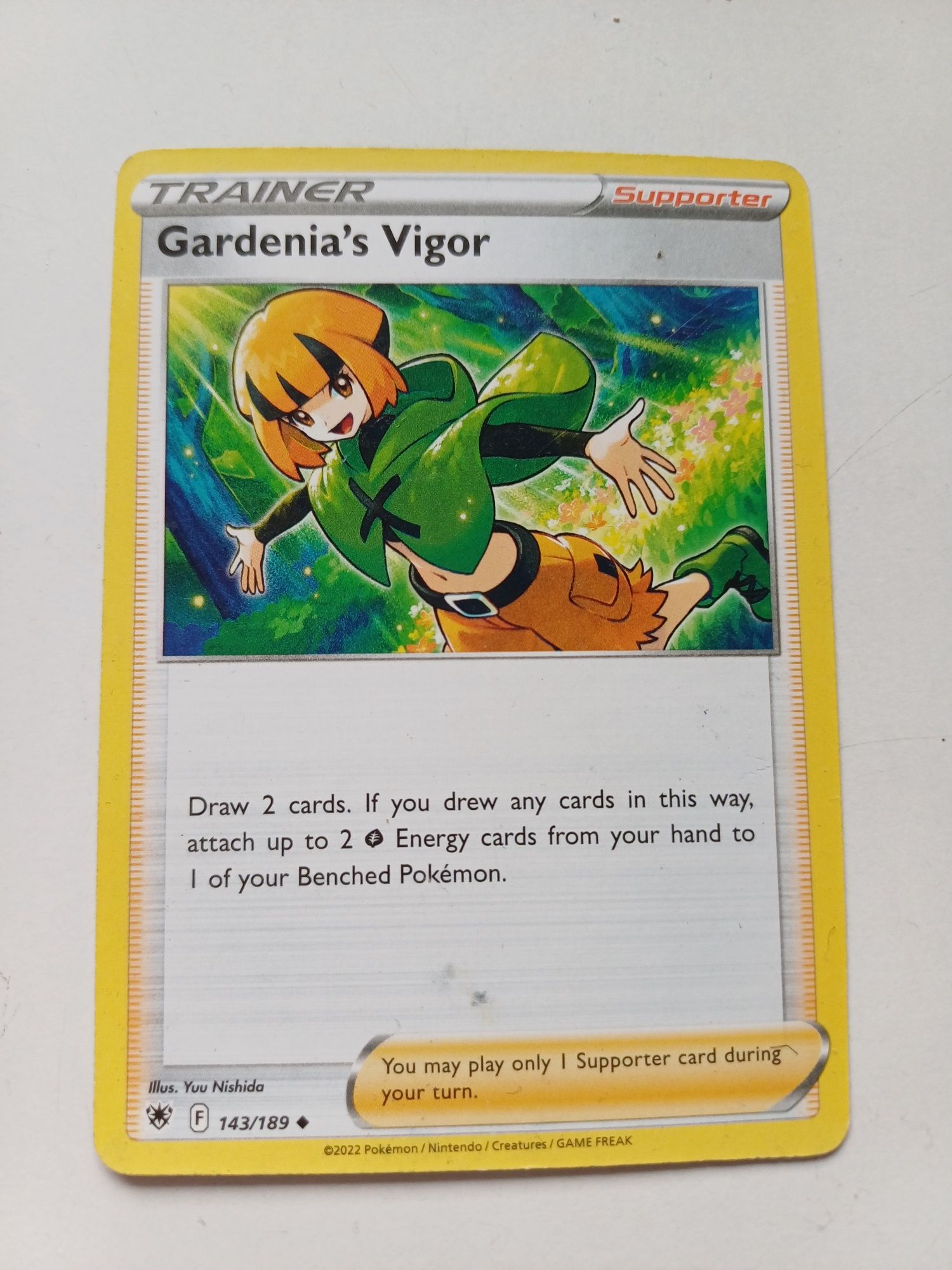 Pokemon Astral radiance karta supporter Gardenia's vigor