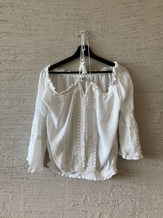 Biała koszulka new yorker L