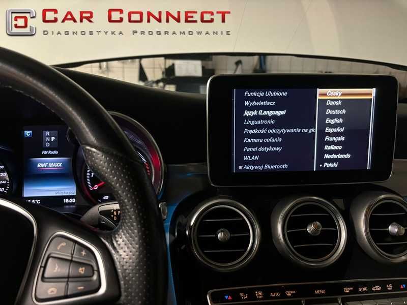 Konwersja AUDI BMW MERCEDES USA EU spolszczenie polskie menu carplay