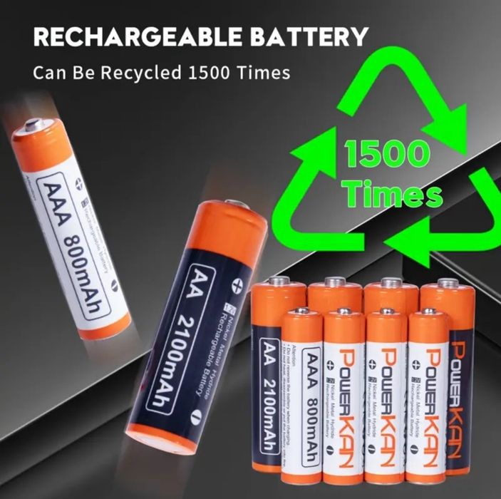 аккумулятор АА и ААА аккумуляторная батарейка