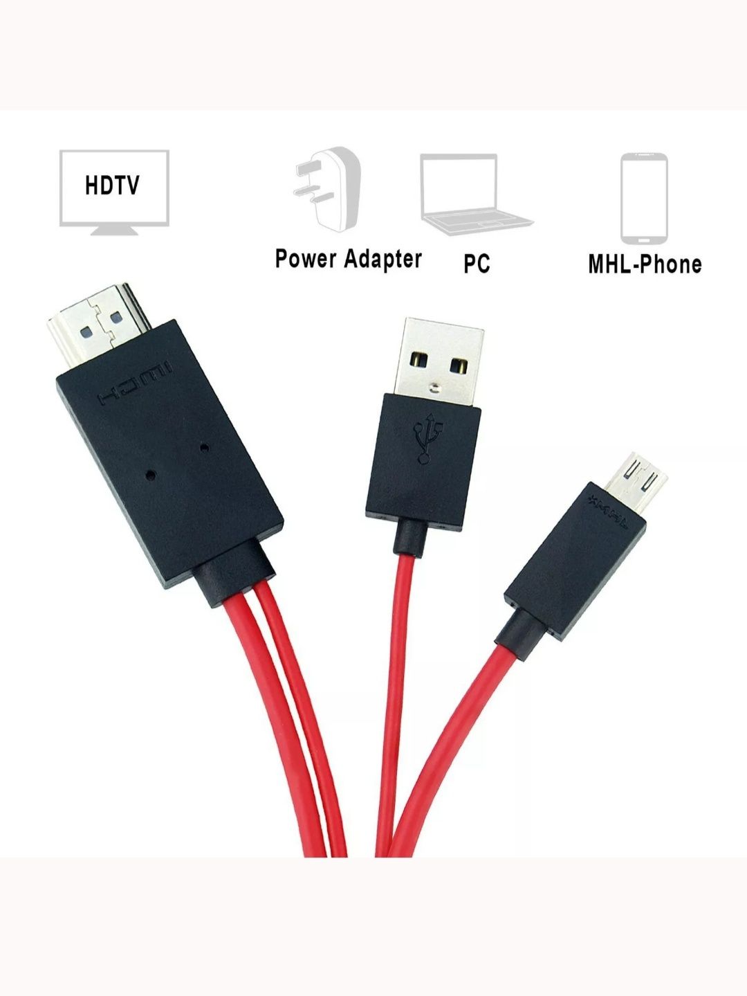 Cabo micro usb para MHL