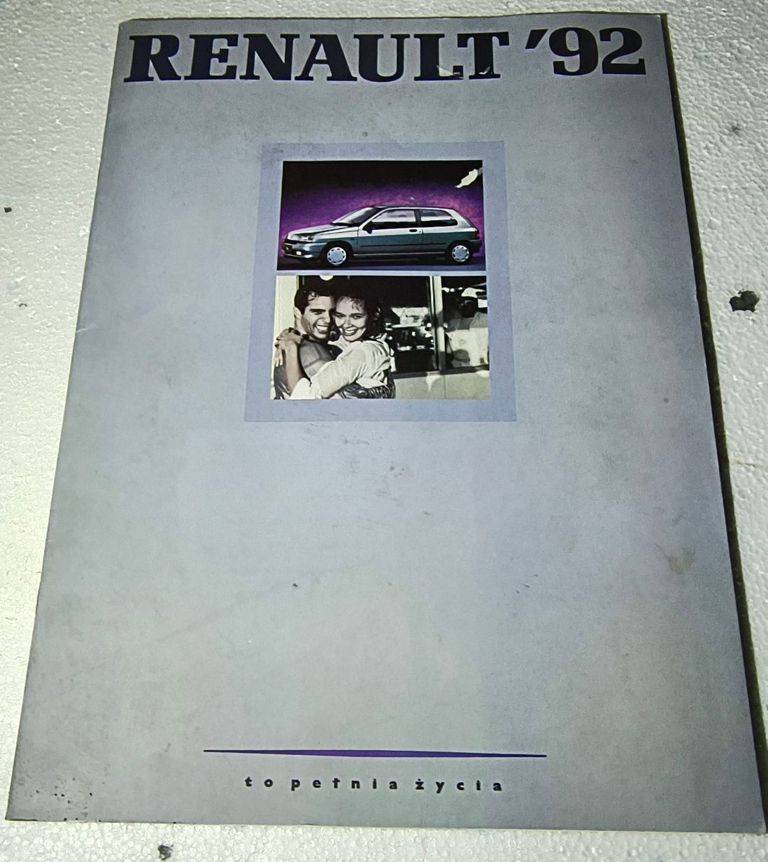 Prospekt renault katalog aut 1992