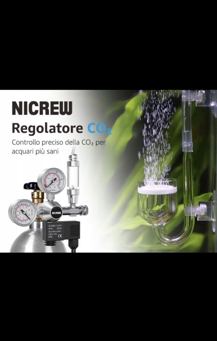 NICREW Regulator CO2 Do Akwarium Reduktor Ciśnienia