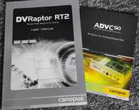 Canopus DVRaptor RT2 i ADVC 50 - manual, oryginalna wersja książkowa