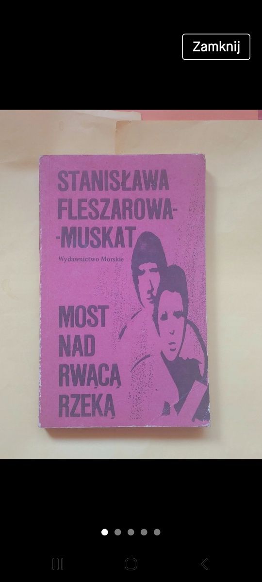 Książka MOST nad Rwącą Rzeką powieść 1984 rok