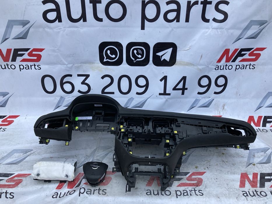 Торпедо, Торпеда, Панель безпеки, Airbag Opel Corsa E, Опель Корса Е