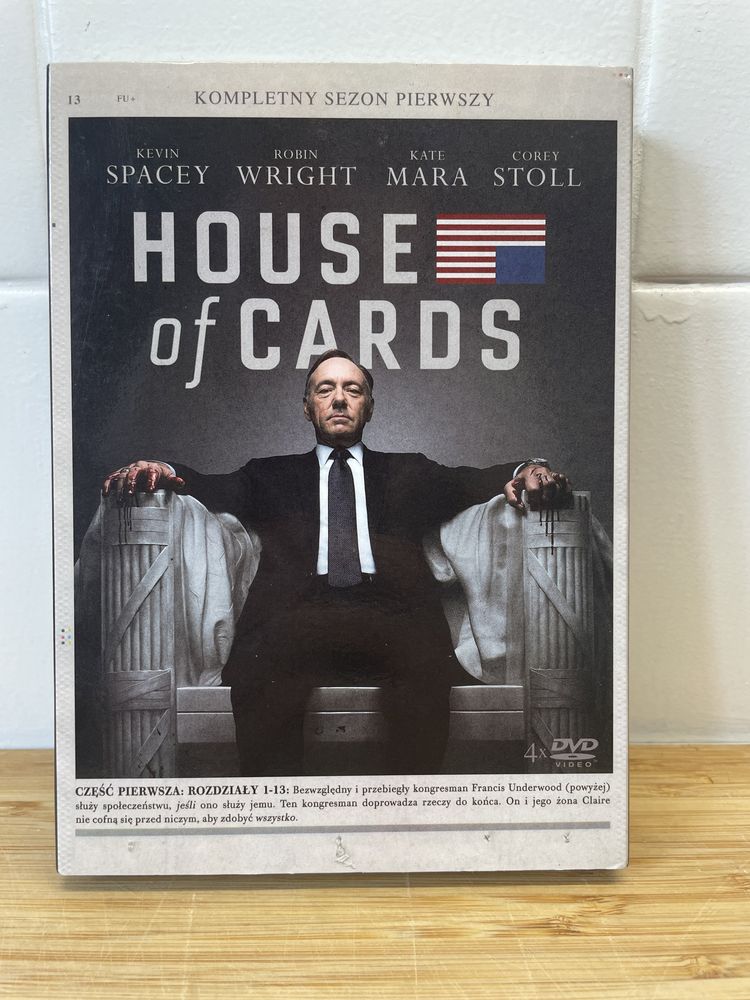 House of Cards DVD sezon 1,2,3