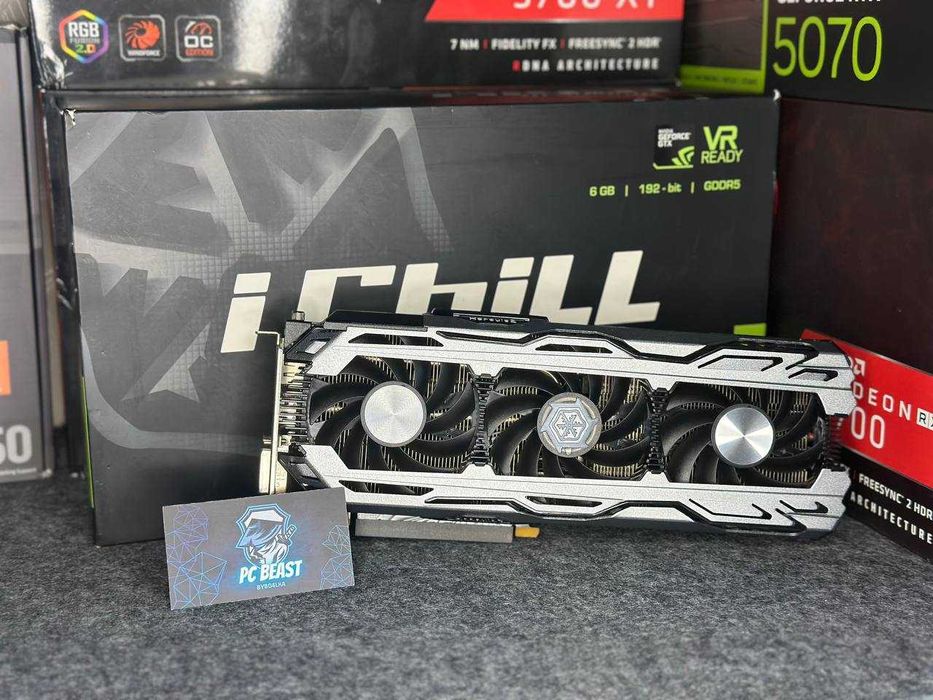 Inno3D GTX 1060 iChill 6GB | Потужне охолодження | Гарантія 90 днів