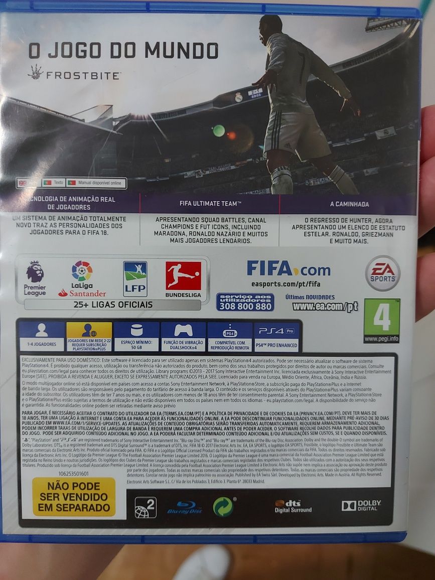 Fifa 2018 para PS4