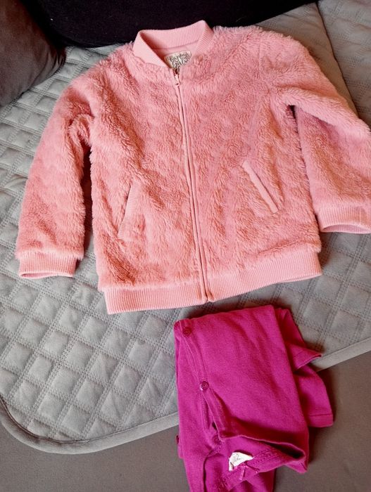 Bluza dziewcz. misiu 110+gratis sweterek