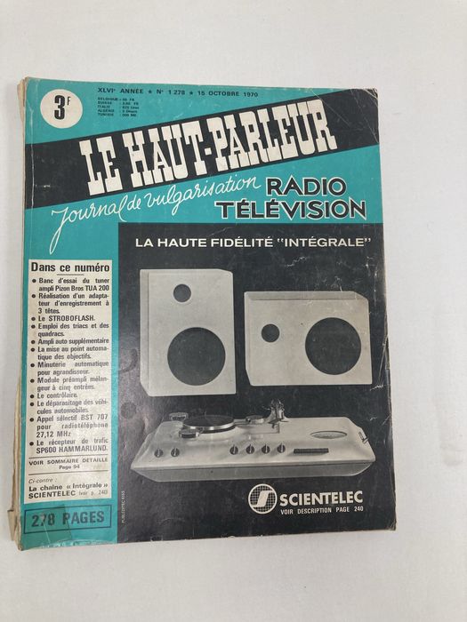 Revistas de Eletrónica, Le Haute-Parleur (em Francês)
