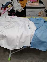 Шкільні рубашки M&S  для дівчинки 134 см. 8-9 років