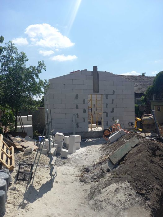 Кладка кирпича, газобетона, шлакоблока. Монтаж стен и перегородок