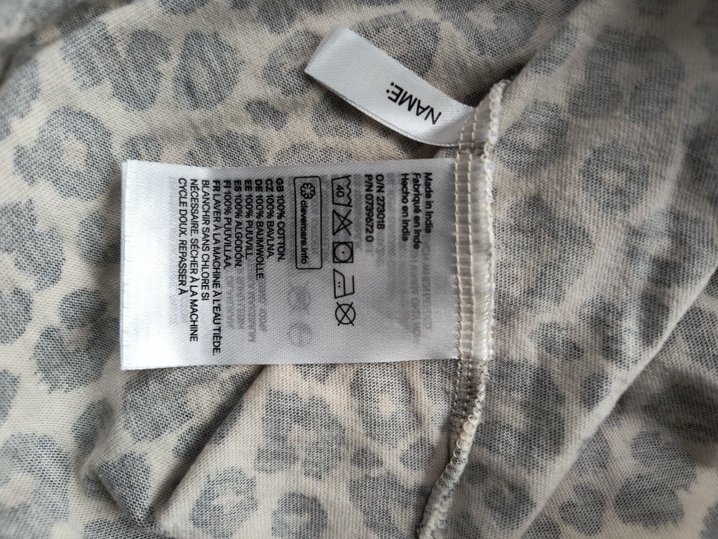 Sukienka panterka H&M r.8-10 lat