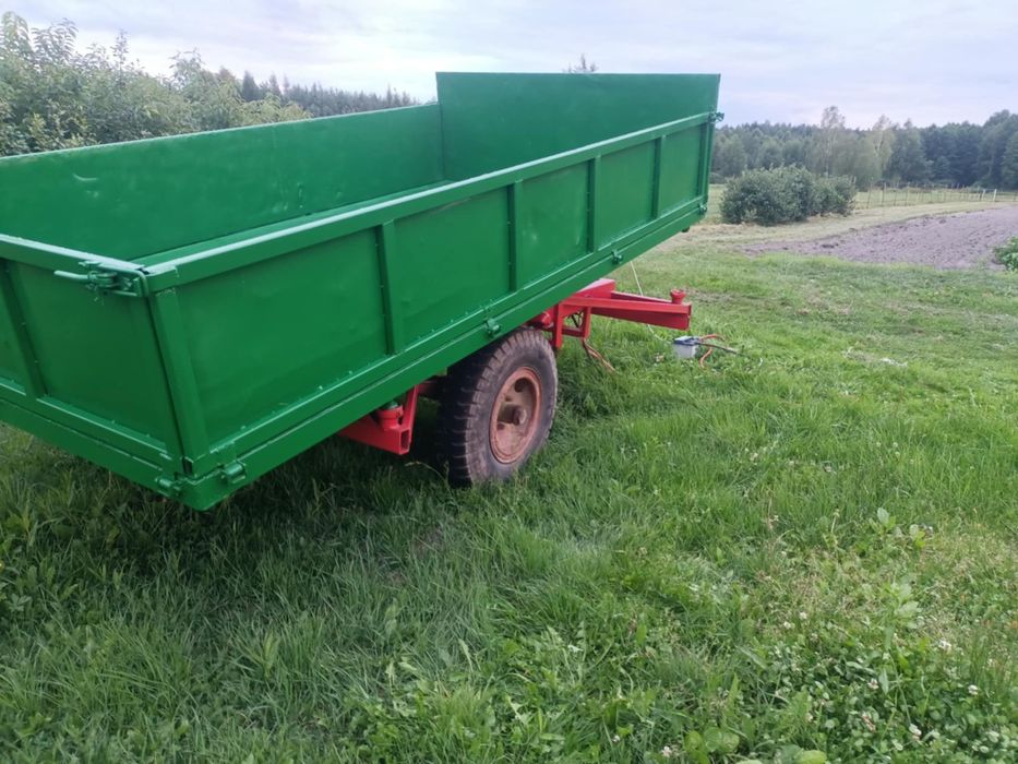 Przyczepa wywrotka kiper elektryczny