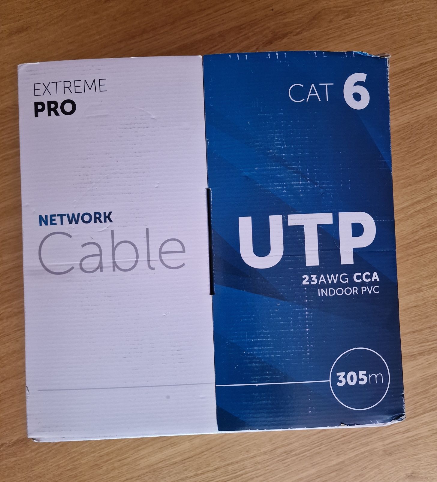 Cabo de Rede UTP Extreme Pro 305 metros - categoria 6 - por usar