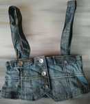 Jeansowy crop top