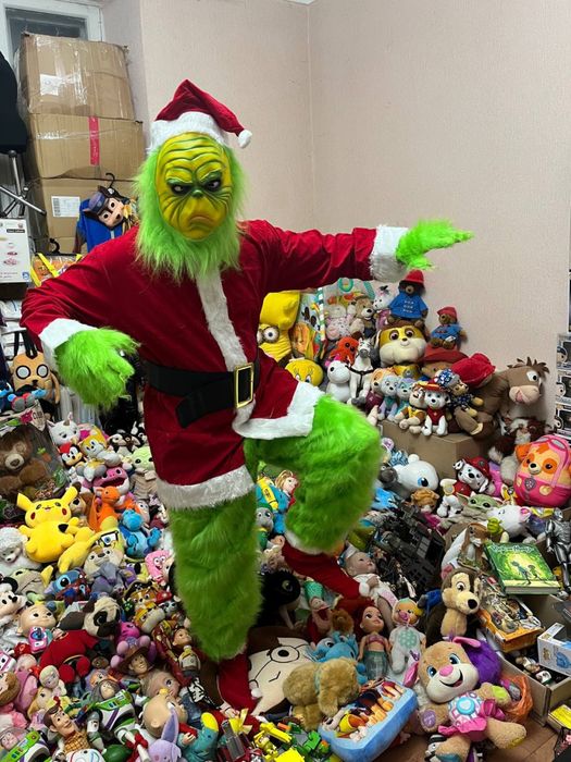 Карнавальный костюм гринч на праздник люкс версия