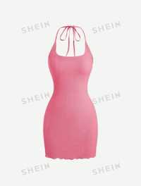 Vestido rosa da shein