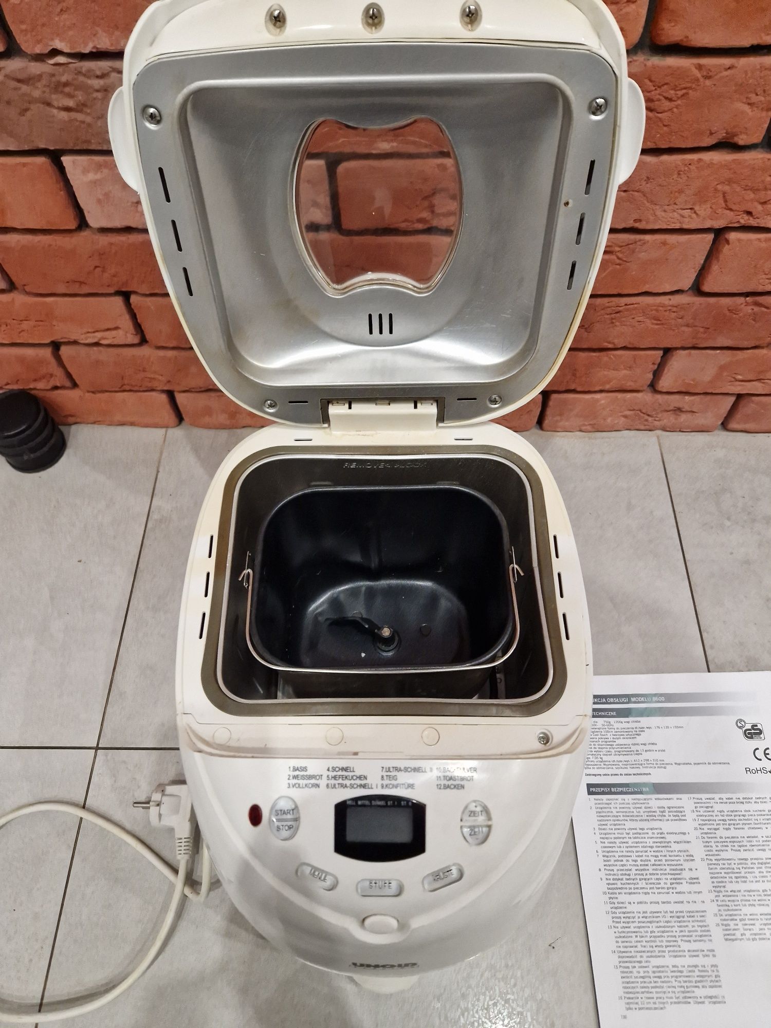 Urządzenie do pieczenia chleba Unold Electro