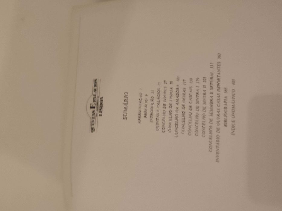 Quintas e Palácios nos arredores de Lisboa