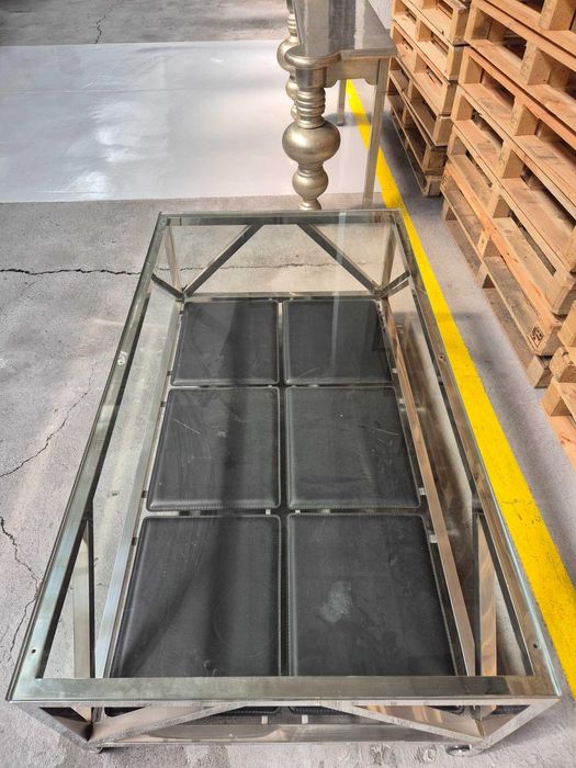 Stół ława Stolik kawowy szklany 140x80