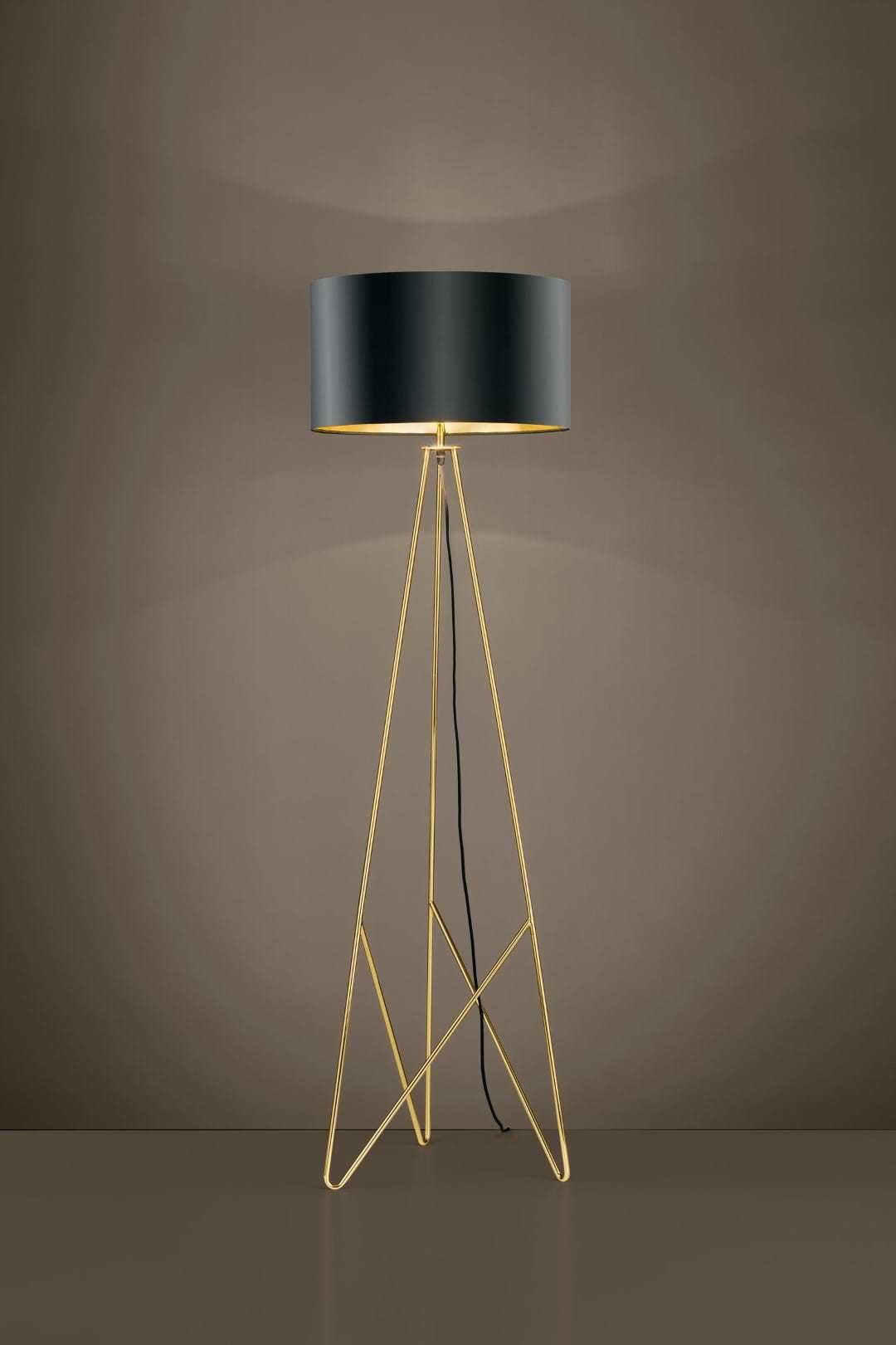 *** Eglo - Lampa podłogowa CAMPORALE 1xE27/60W/230V żółte złoto ***