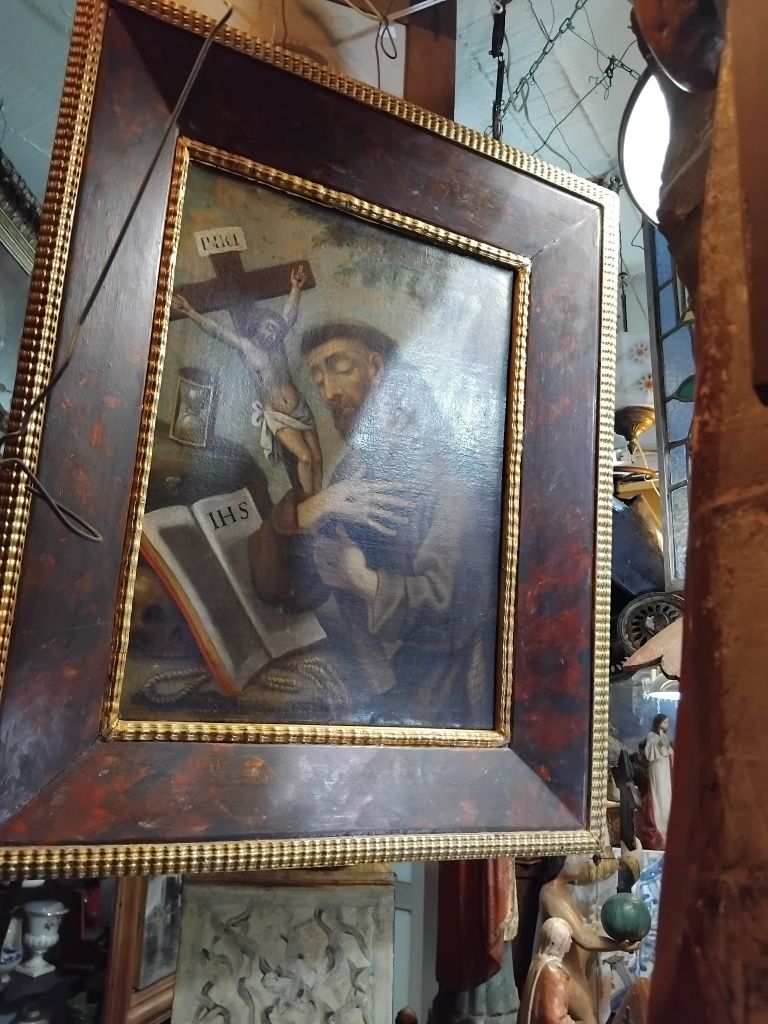 Pintura óleo sobre tela século XVIII