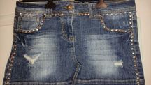 Krótka spódniczka mini jeans